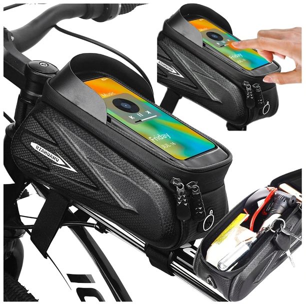 Torba Sakwa na Rower Wodoodporna Uchwyt Case Telefon Dotykowa Pokrowiec Etu
