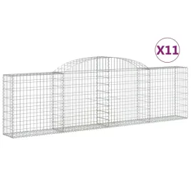 kosze-gabionowe-11-szt-300x30x80-100-cm-galwanizowane-zelazo