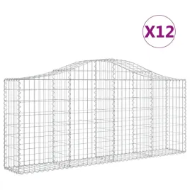 kosze-gabionowe-12-szt-200x30x80-100-cm-galwanizowane-zelazo