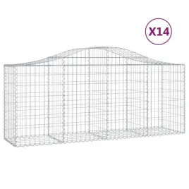 kosze-gabionowe-14-szt-200x50x80-100-cm-galwanizowane-zelazo