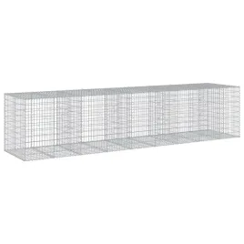 kosz-gabionowy-z-pokrywa-450x100x100-cm-galwanizowane-zelazo