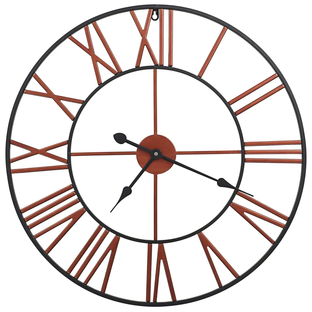 zegar-scienny-metal-58-cm-czerwony-stan-nowy