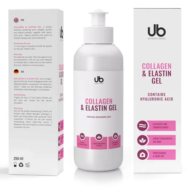 Żel Kolagenowy z Elastyną - RF Mikroprądy Mezoterapia Lifting 250ml