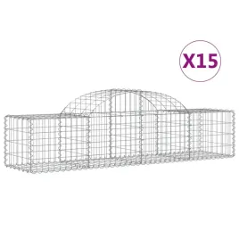 kosze-gabionowe-15-szt-200x50x40-60-cm-galwanizowane-zelazo