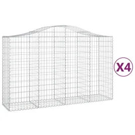 kosze-gabionowe-4-szt-200x50x120-140-cm-galwanizowane-zelazo
