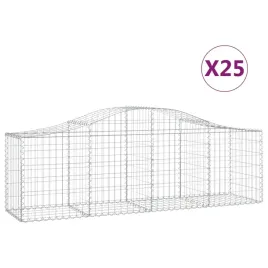 kosze-gabionowe-25-szt-200x50x60-80-cm-galwanizowane-zelazo