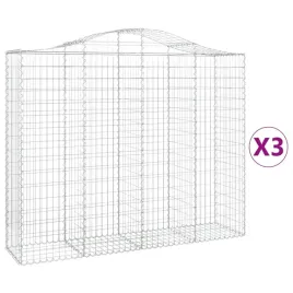 kosze-gabionowe-3-szt-200x50x160-180-cm-galwanizowane-zelazo