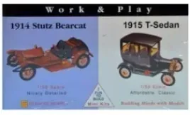 model-plastikowy-samochody-work-and-play-1915-ford-t-sedan-1914-stutz-b