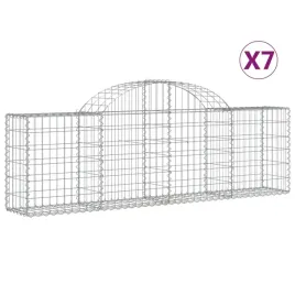 kosze-gabionowe-7-szt-200x30x60-80-cm-galwanizowane-zelazo