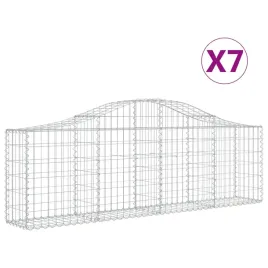 kosze-gabionowe-7-szt-200x30x60-80-cm-galwanizowane-zelazo