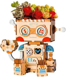 robotime-drewniane-puzzle-3d-doniczka-robot