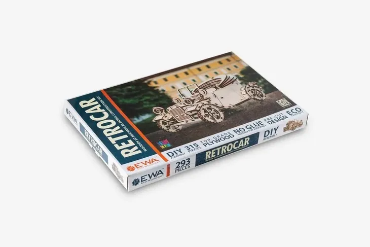 ewa-drewniane-puzzle-3d-samochod-retro-stan-nowy-wiek-dziecka-8-lat