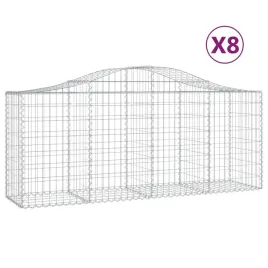 kosze-gabionowe-8-szt-200x50x80-100-cm-galwanizowane-zelazo