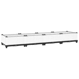 donica-ogrodowa-160-x-40-x-23-cm-bialy-polipropylen-styl-rattanowy
