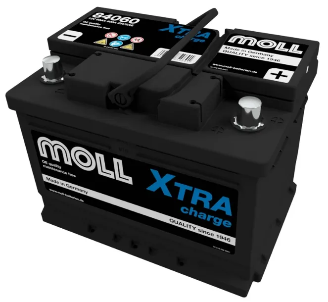 AKUMULATOR MOLL X-TRA CHARGE 64AH 620A P+ RADOM