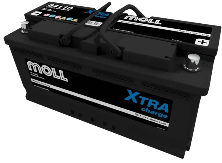 AKUMULATOR MOLL X-TRA CHARGE 110AH 900A P+ RADOM