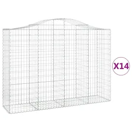 kosze-gabionowe-14-szt-200x50x140-160cm-galwanizowane-zelazo