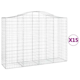 kosze-gabionowe-15-szt-200x50x140-160cm-galwanizowane-zelazo