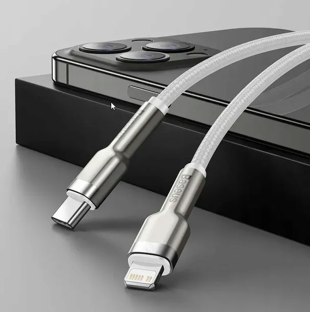 baseus-kabel-cafule-usb-c-lightning-pd-20w-1m-bialy-dlugosc-przewodu-1-m-stan-nowy