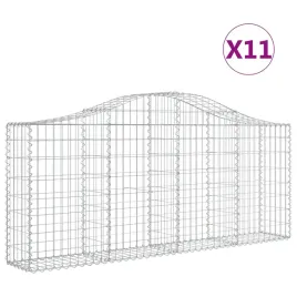 kosze-gabionowe-11-szt-200x30x80-100-cm-galwanizowane-zelazo
