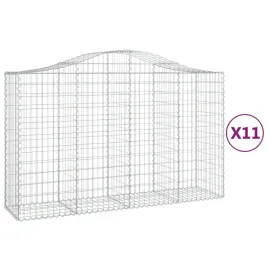 kosze-gabionowe-11-szt-200x50x120-140cm-galwanizowane-zelazo