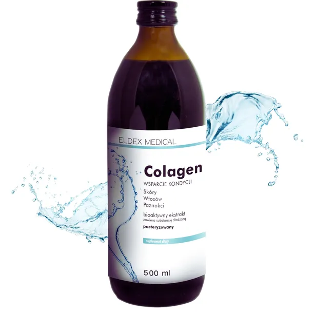 ELDEX MEDICAL COLAGEN Napój bioaktywny kolagen ekstrakt z wit. C 500ml