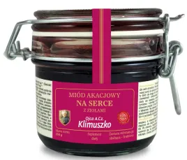 klimuszko-miod-akacjowy-na-serce-z-ziolami-glog-melisa-witamina-c-250g