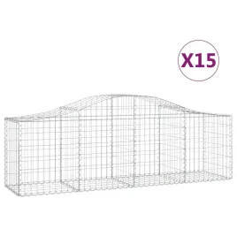kosze-gabionowe-15-szt-200x50x60-80-cm-galwanizowane-zelazo