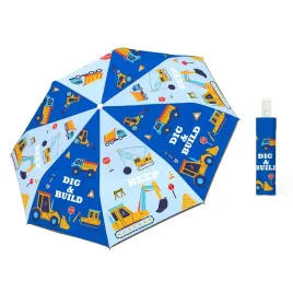 alldomess-parasol-dzieciecy-skladany-niebieski-pojazd-budowlany-uv-ochrona