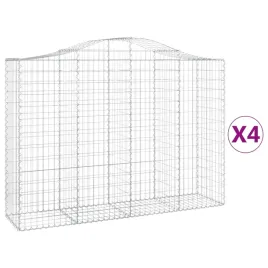 kosze-gabionowe-4-szt-200x50x140-160-cm-galwanizowane-zelazo