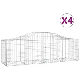 kosze-gabionowe-4-szt-200x50x60-80-cm-galwanizowane-zelazo
