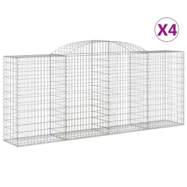 kosze-gabionowe-4-szt-300x50x120-140-cm-galwanizowane-zelazo