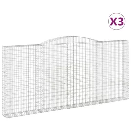kosze-gabionowe-3-szt-400x30x180-200-cm-galwanizowane-zelazo