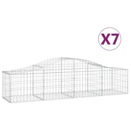 kosze-gabionowe-7-szt-200x50x40-60-cm-galwanizowane-zelazo