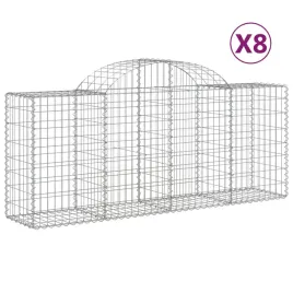 kosze-gabionowe-8-szt-200x50x80-100-cm-galwanizowane-zelazo