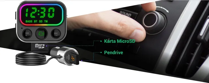 transmiter-samochodowy-fm-navitel-bhf06-pro-zasilanie-gniazdo-zapalniczki-samochodowej-12v