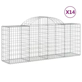 kosze-gabionowe-14-szt-200x50x80-100-cm-galwanizowane-zelazo