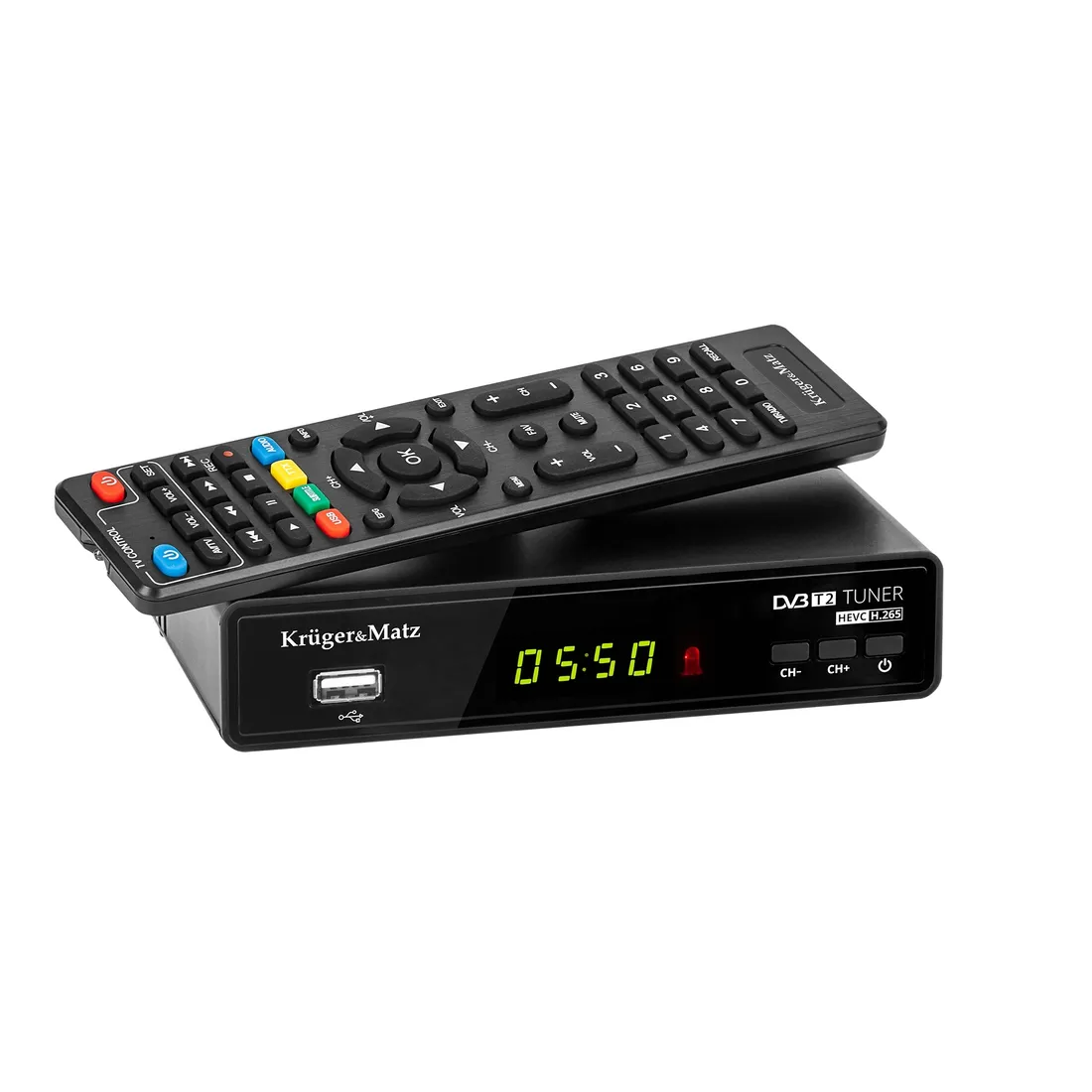 krugerandmatz-km0550d-tuner-tv-dekoder-cyfrowy-dvb-t2-z-pilotem-marka-krugerandmatz