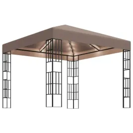 altana-ze-sznurem-lampek-led-3x3-m-kolor-taupe