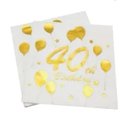 serwetki-papierowe-40-urodziny-birthday-biale-zlote-33x33-cm-10-sztuk