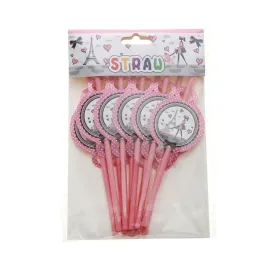 slomki-paryz-rozowe-6szt