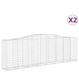 kosze-gabionowe-2-szt-400x50x120-140-cm-galwanizowane-zelazo