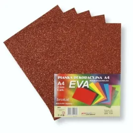 pianka-brokatowa-a4-eva-braz-biodegradowalna-5szt