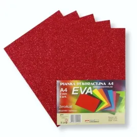 pianka-brokatowa-a4-eva-malinowa-biodegrad-5szt