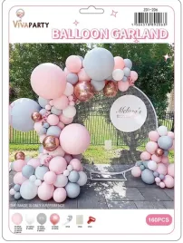 zestaw-balonow-girlanda-balony-pudrowy-roz-160-elementow