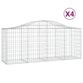 kosze-gabionowe-4-szt-200x50x80-100-cm-galwanizowane-zelazo