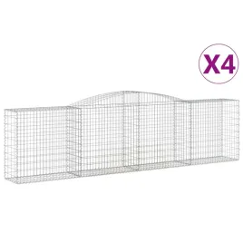 kosze-gabionowe-4-szt-400x50x100-120-cm-galwanizowane-zelazo