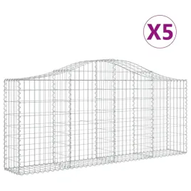kosze-gabionowe-5-szt-200x30x80-100-cm-galwanizowane-zelazo