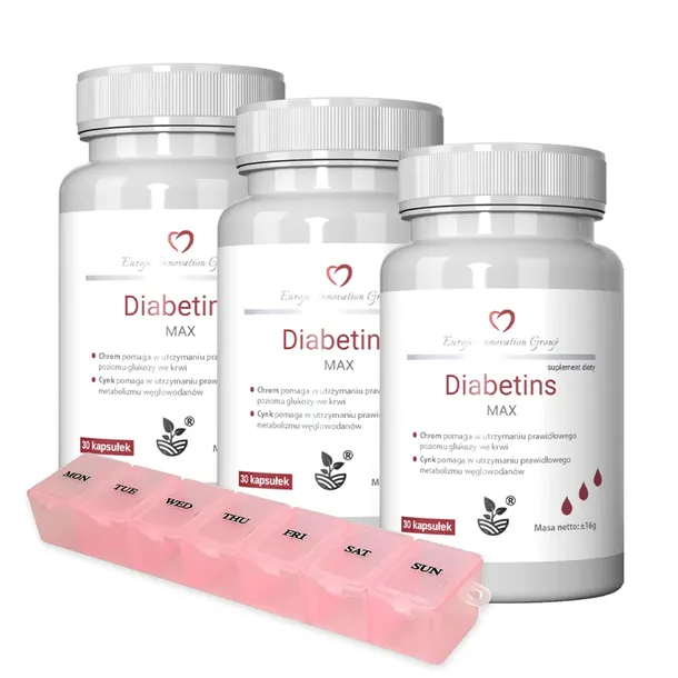 Suplement diety Diabetins Max - 3 opak.