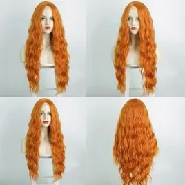 ruda-peruka-syntetyczna-damska-falowana-dlugosc-64cm-regulowany-czepek